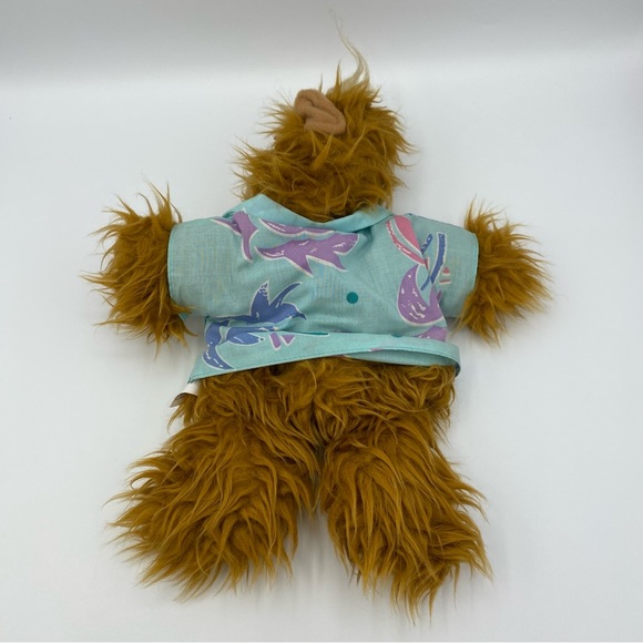 Burger King Alf Plush Hand Puppet Vintage Toy Hawaiian Shirt No Glasses Stains - Picture 3 of 5